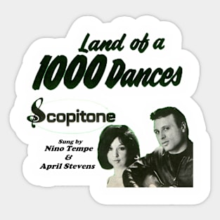 Land of a 1000 Dances Sticker